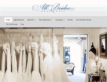 Tablet Screenshot of allbridesbeautiful.com